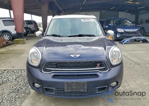 2016 Mini Cooper S Countryman z USA, uszkodzony, nr VIN WMWZC3C58GWT07086